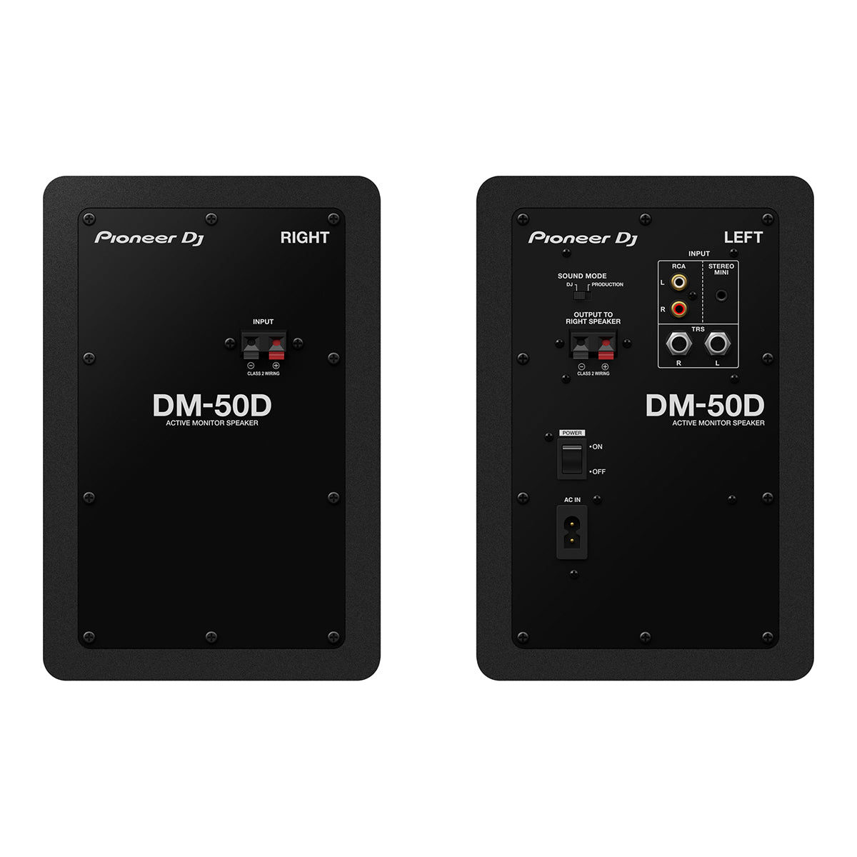 Pioneer DJ DM-50D Active DJ Monitors (Pair)