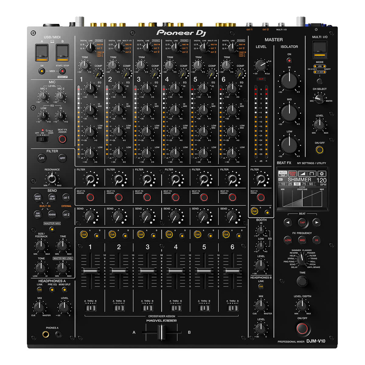 Pioneer DJ DJM-V10 Professional DJ Mixer - Black