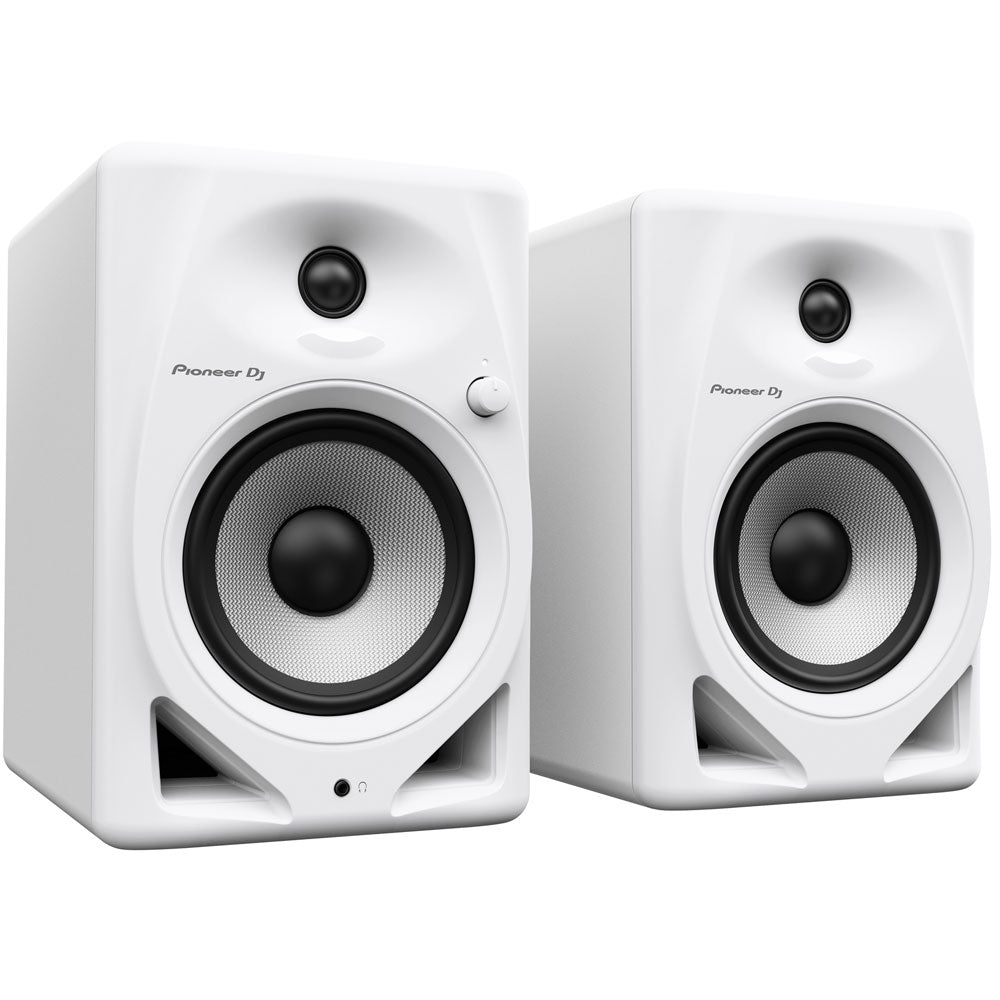 Pioneer DJ DM-50D Active DJ Monitors White (Pair)