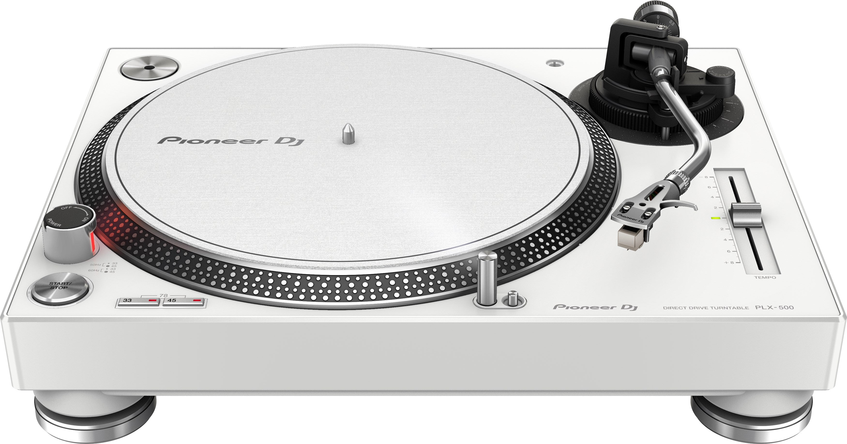 Pioneer DJ PLX-500-W Direct Drive Turntable - White