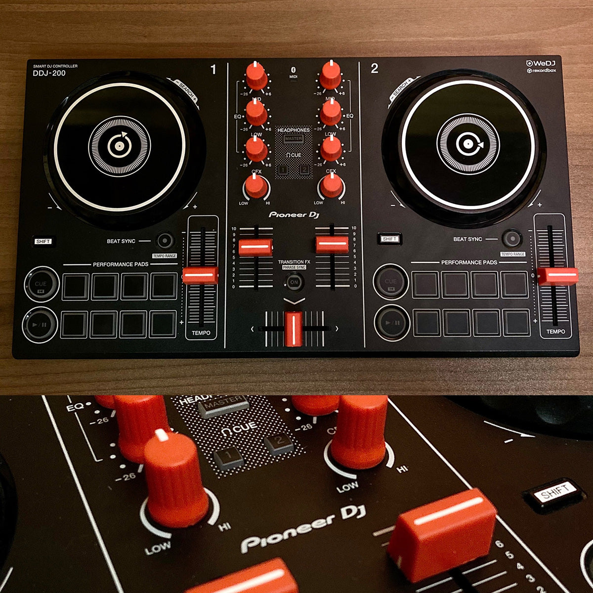 PICK AND MIX DJ DDJ-200 Colour Upgrade Pack Red