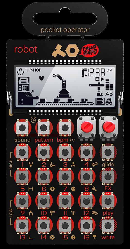 Teenage Engineering PO-28 ROBOT Pocket Operator Synthesizer & Sequencer