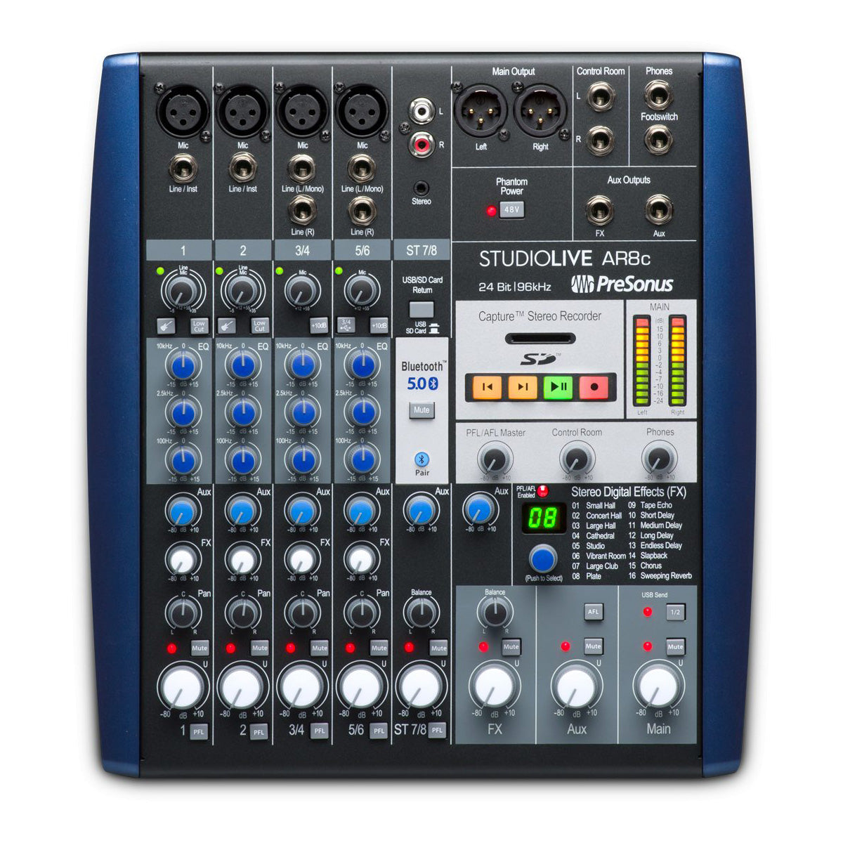 Presonus Studiolive AR8c 8-channel USB-C Hybrid Mixer