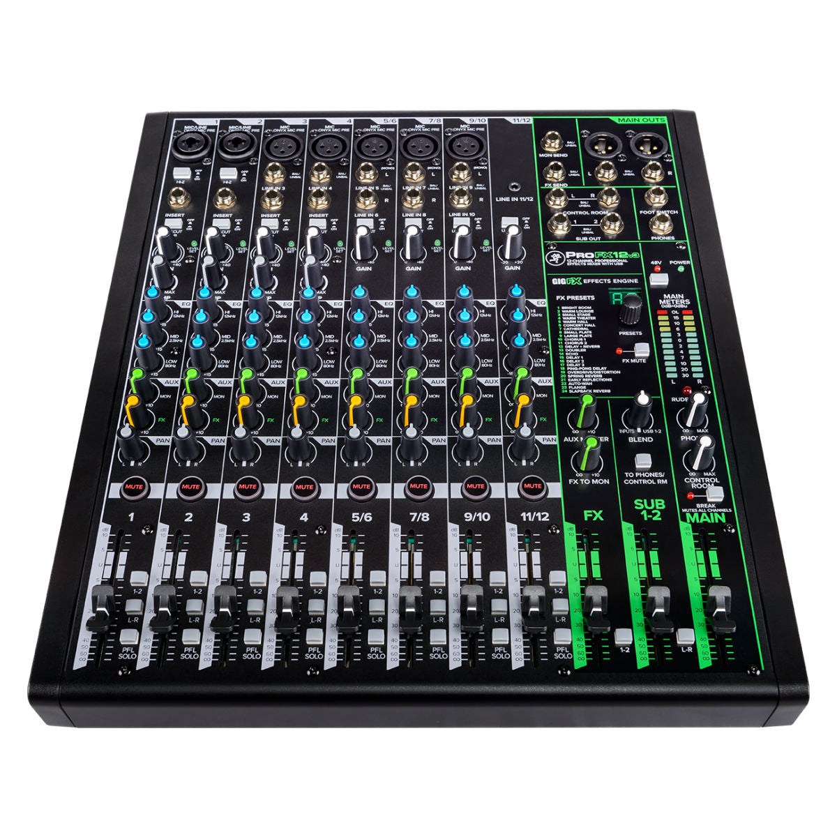 Mackie ProFX12 V3 12-channel Mixer with USB & FX