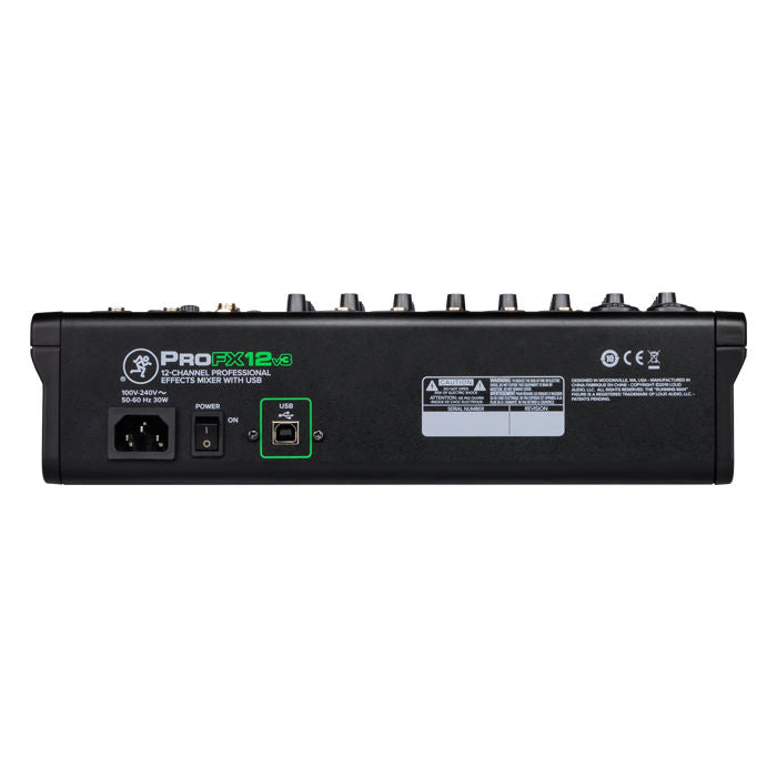 Mackie ProFX12 V3 12-channel Mixer with USB & FX