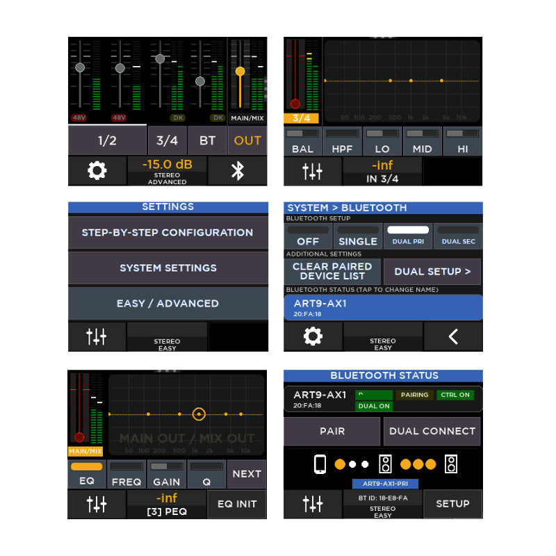 RCF ART 912-AX Active Bluetooth PA Speaker