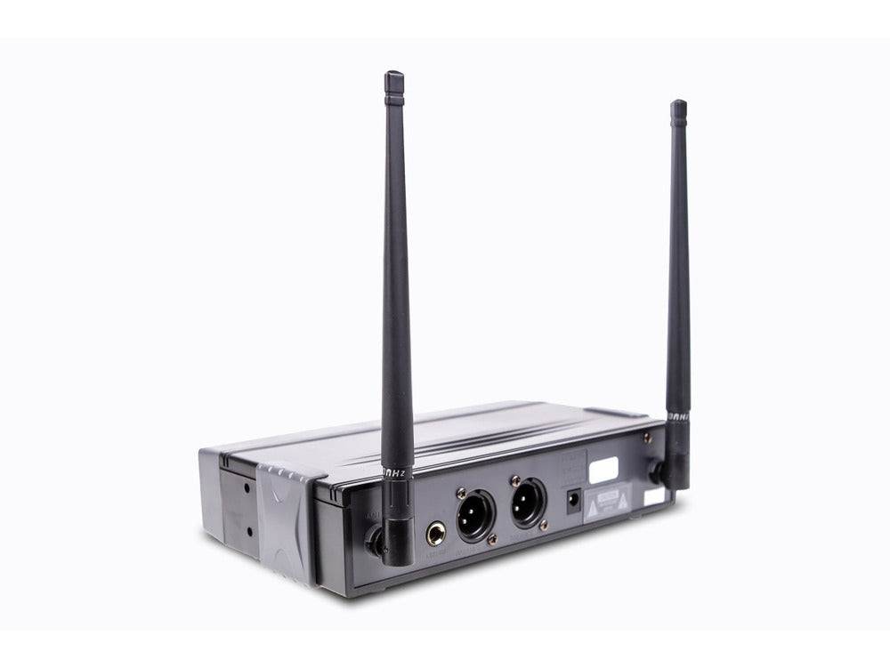 Q-AUDIO QWM1950 HH UHF Dual Channel Wireless Microphone System