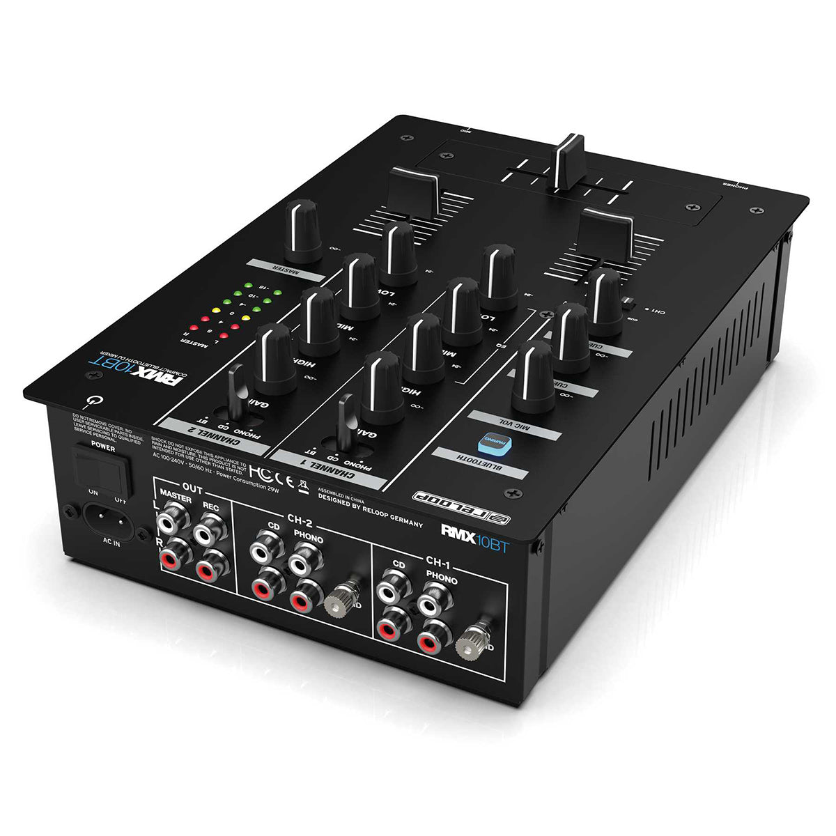 Reloop RMX-10 BT Compact Bluetooth DJ Mixer