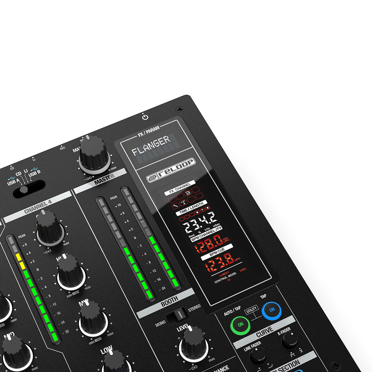 Reloop RMX-95 DJ Mixer with 24-Bit Dual Interface