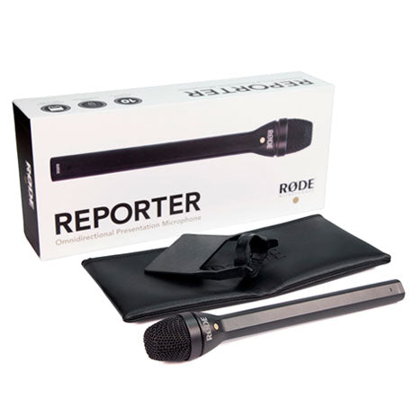 RODE Reporter Omnidirectional Interview Microphone with Mic Flag