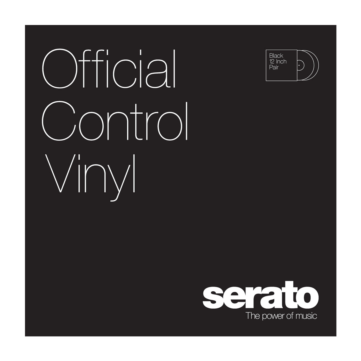 SERATO Performance Series Vinyl Pair - Black