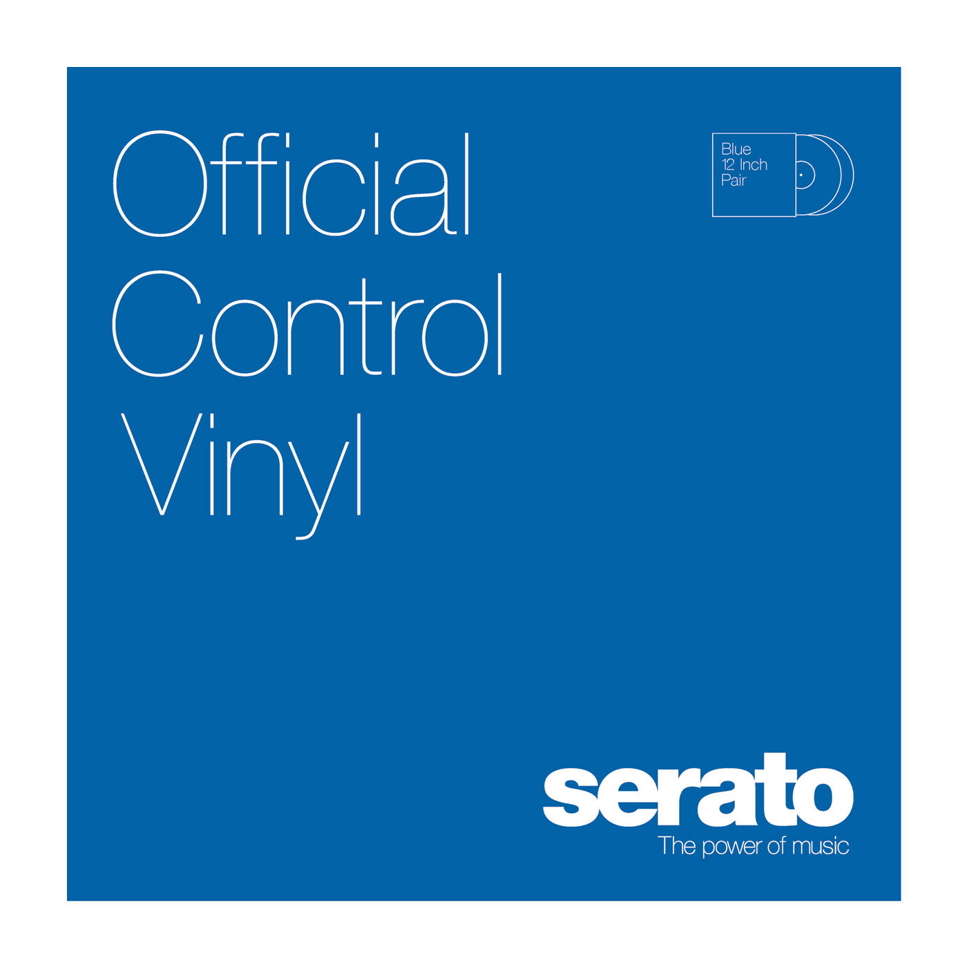 Serato Performance Series Vinyl Blue Pair