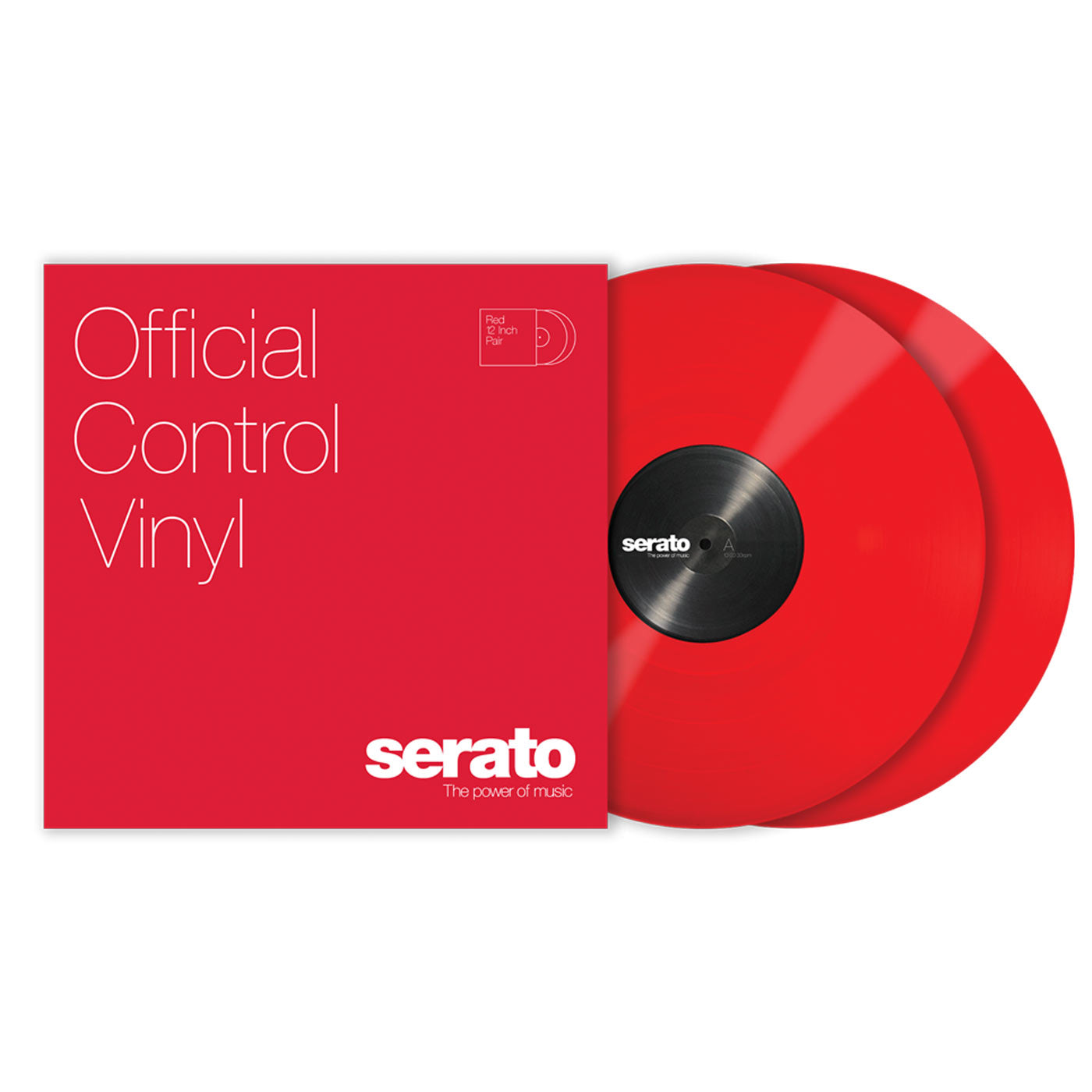 Serato Performance Series Vinyl Pair - Red