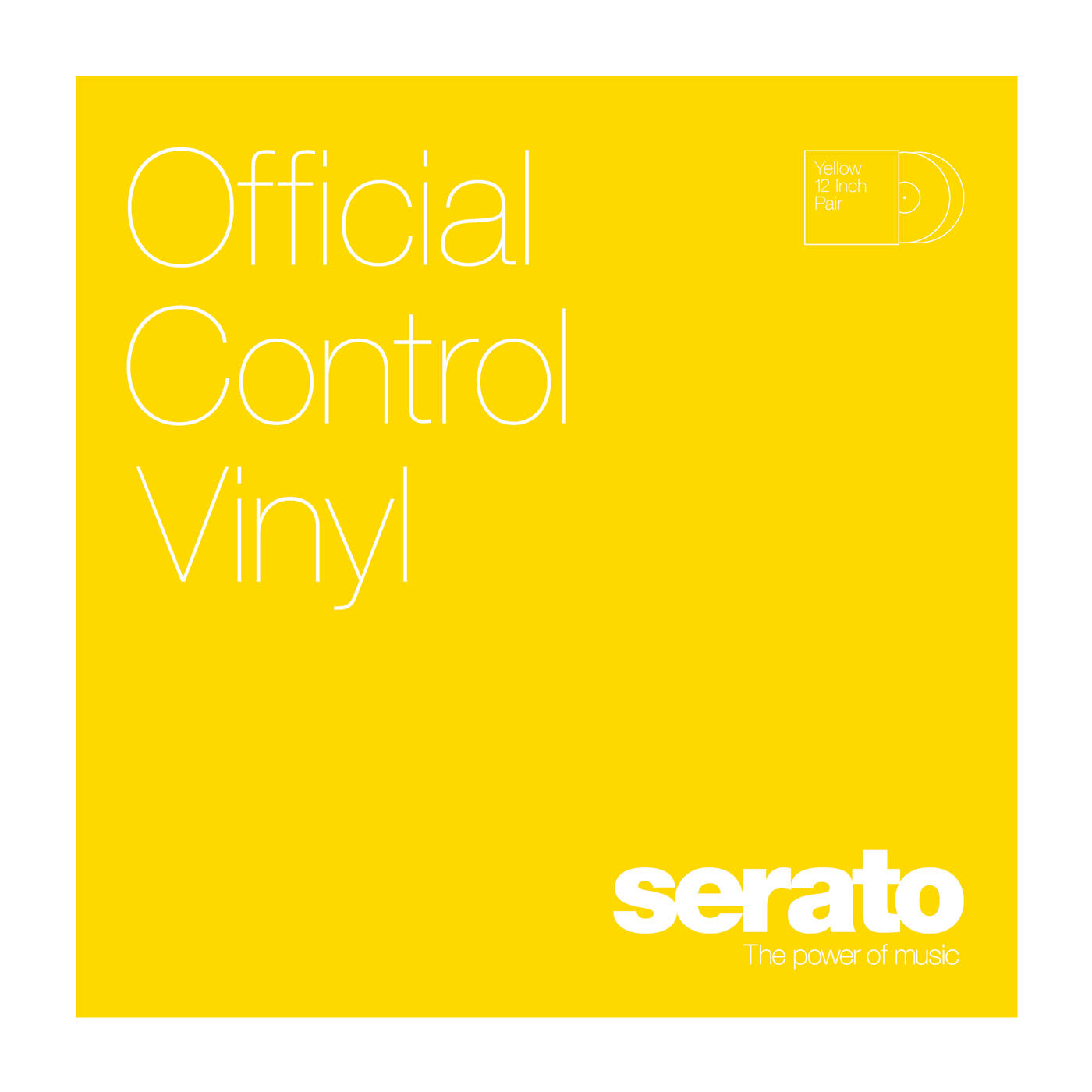 Serato Performance Series Vinyl Yellow - Pair