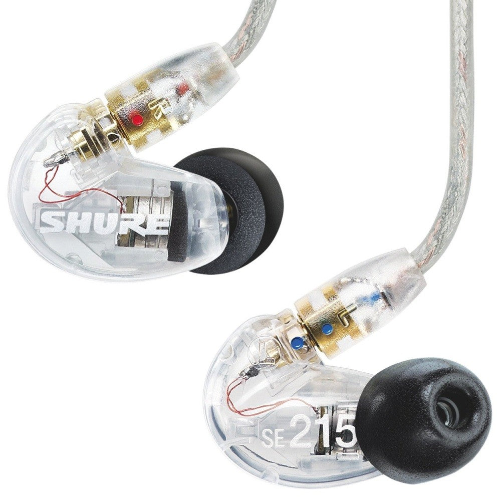 Shure SE215 Sound Isolating Earphones - Clear