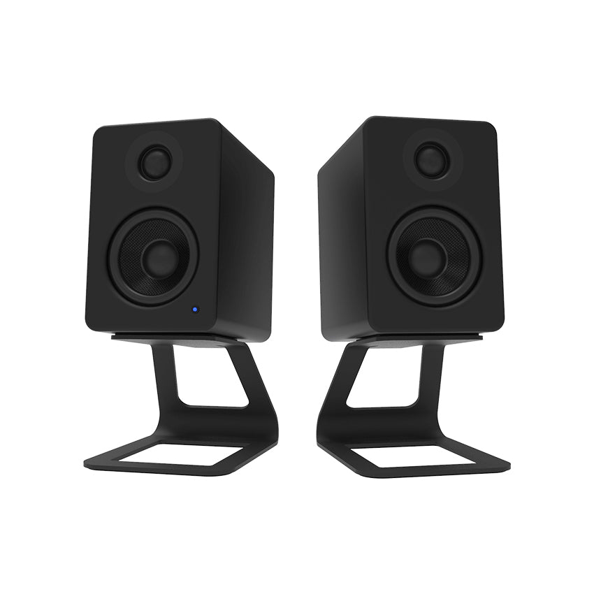 Kanto SE2 Elevated Desktop Stands Black