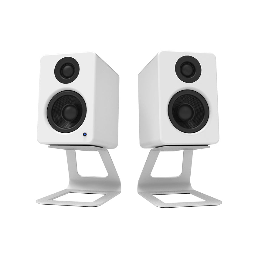 Kanto SE2W Elevated Desktop Stands White