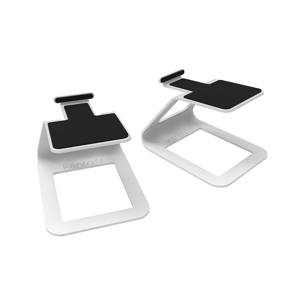 Kanto SE2W Elevated Desktop Stands White