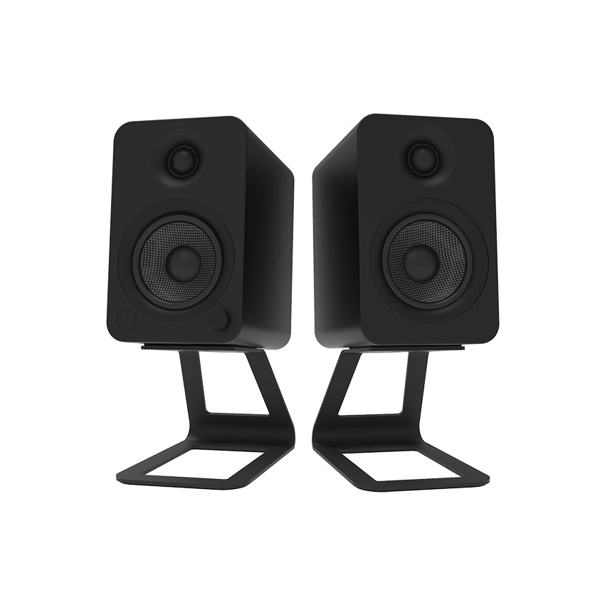 Kanto SE4 Elevated Desktop Stands Medium Black