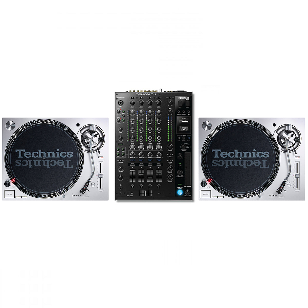 Technics SL1200 MK7 + Denon DJ X1850 Mixer