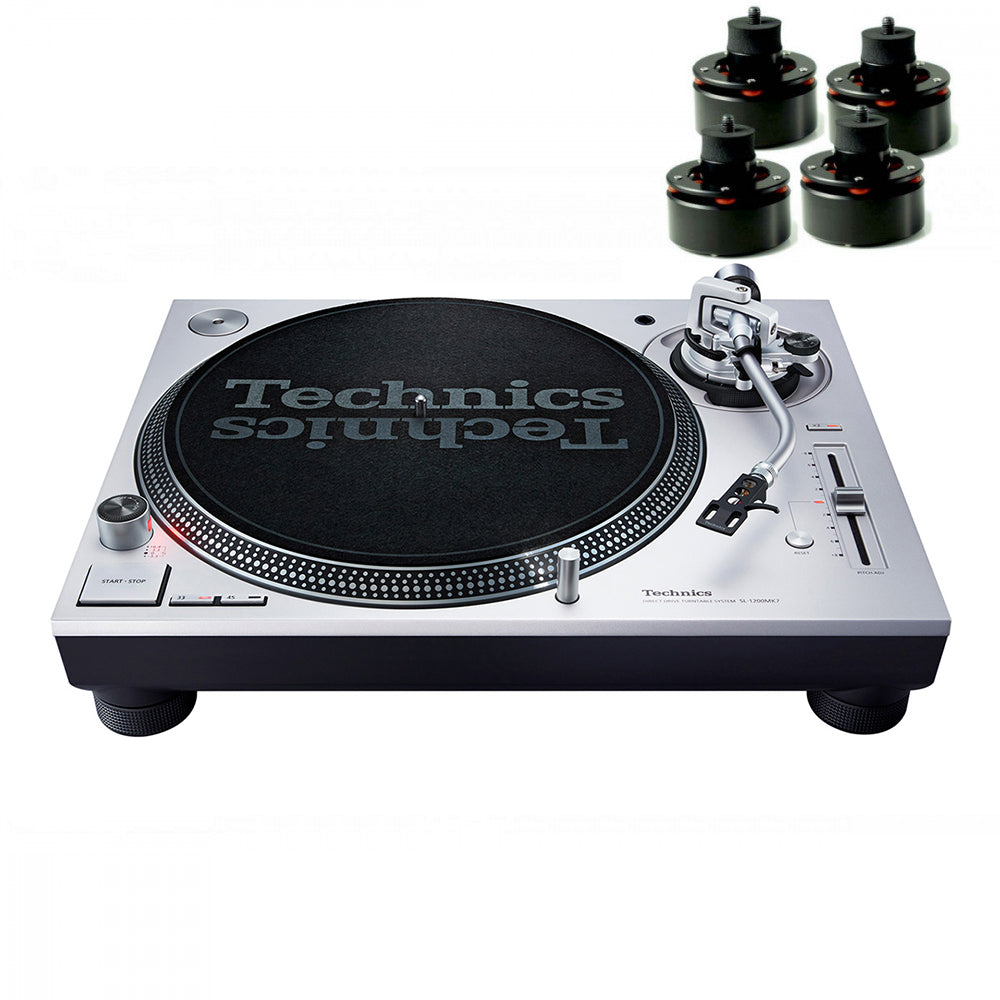 Technics SL1200 MK7 + Isonoe Isolator Feet Set of 4 (Black)