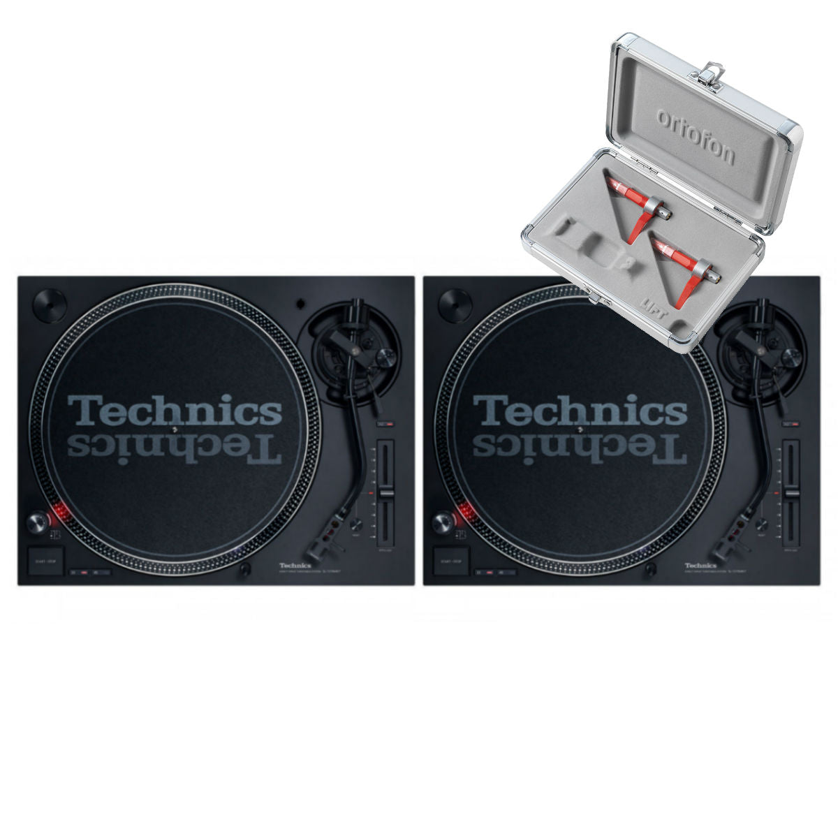 Technics SL 1210 MK7 Pair + Concorde Digital MK2 Twin Pack