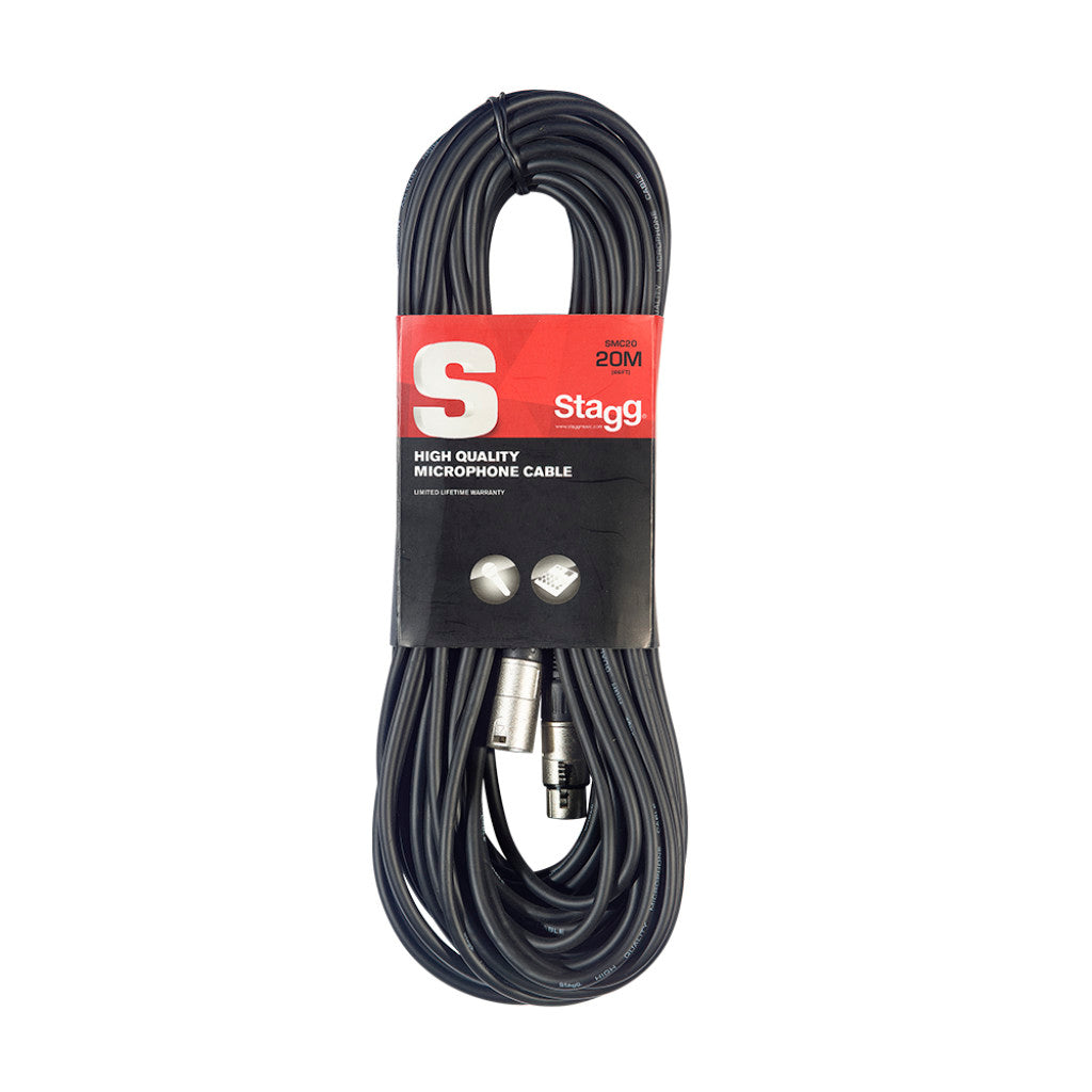 Stagg SMC20 20M XLR (Male) -XLR (Female) Microphone Cable