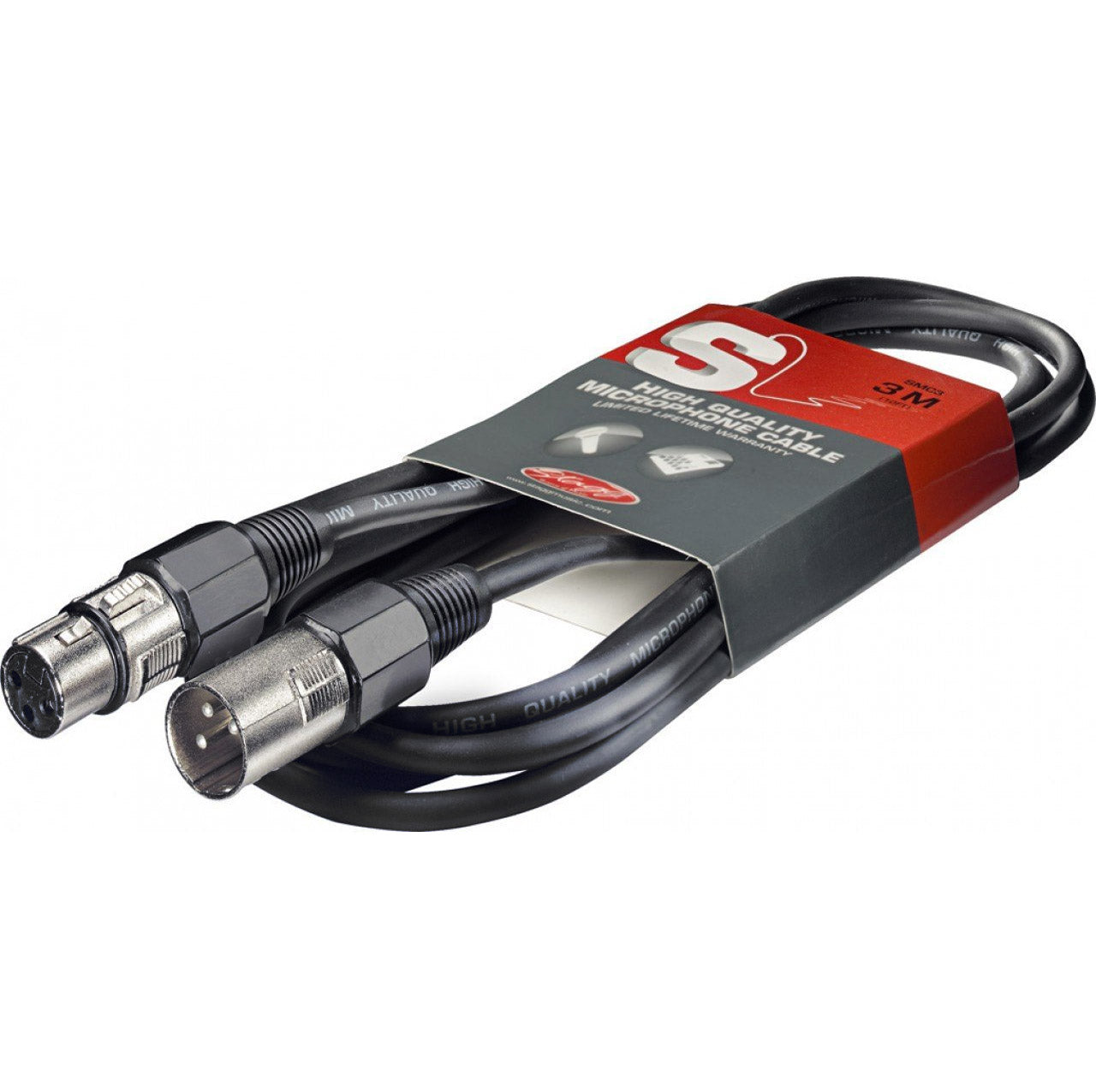 Stagg SMC3 3M XLR (male) -XLR (female) Microphone Cable