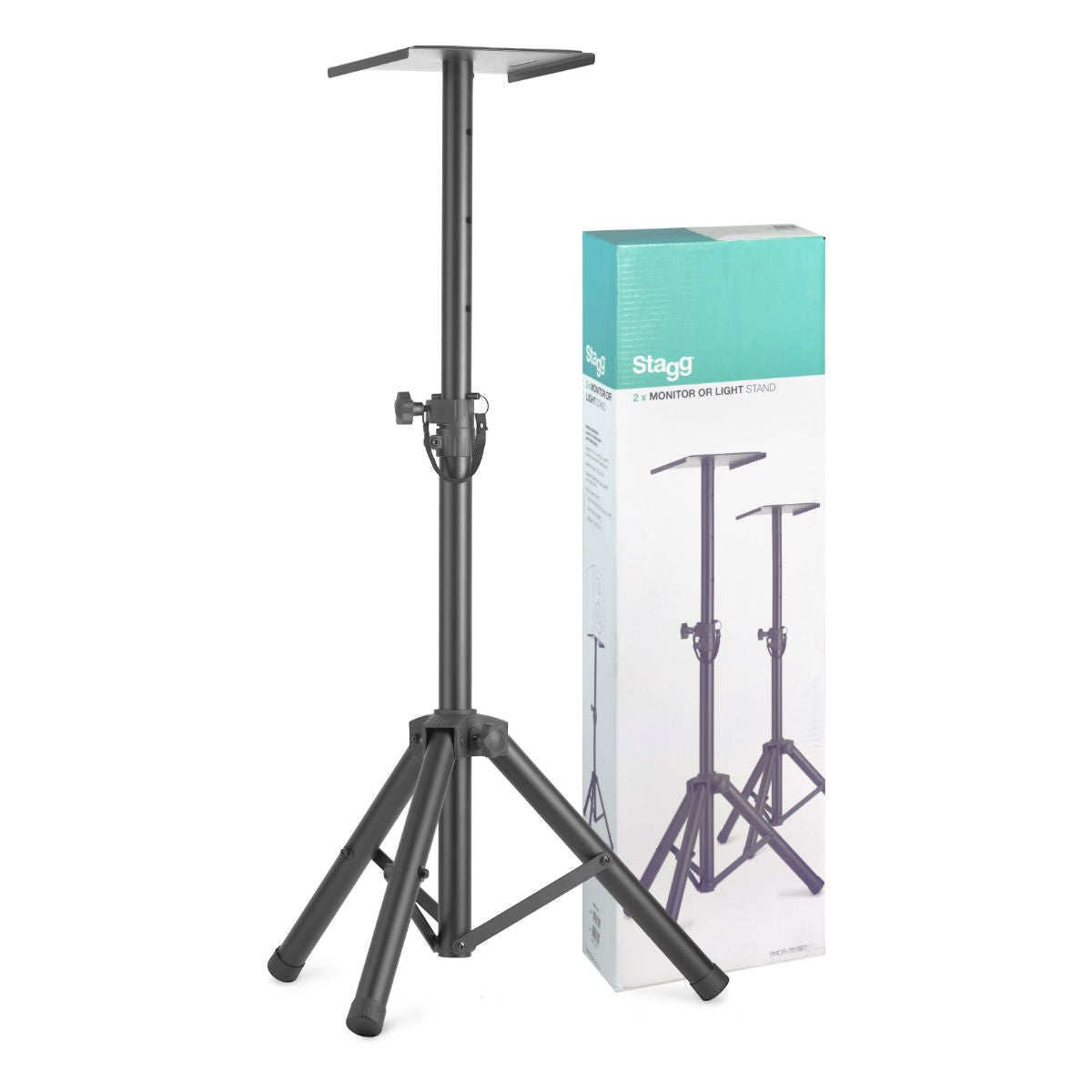 Stagg SMOS-20 SET Floorstanding Monitor Stands (Pair)