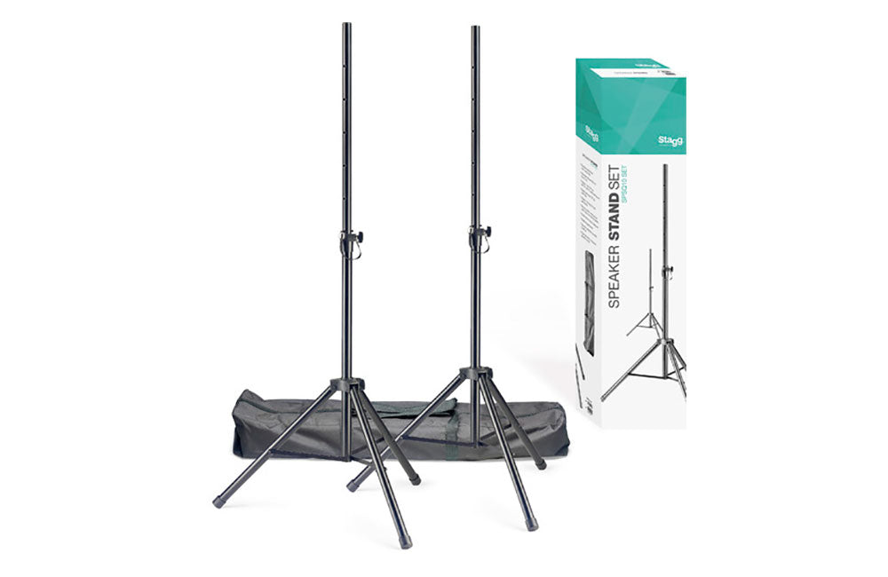 STAGG SPSQ10-SET Steel Speaker Stands With Carry Bag - Set