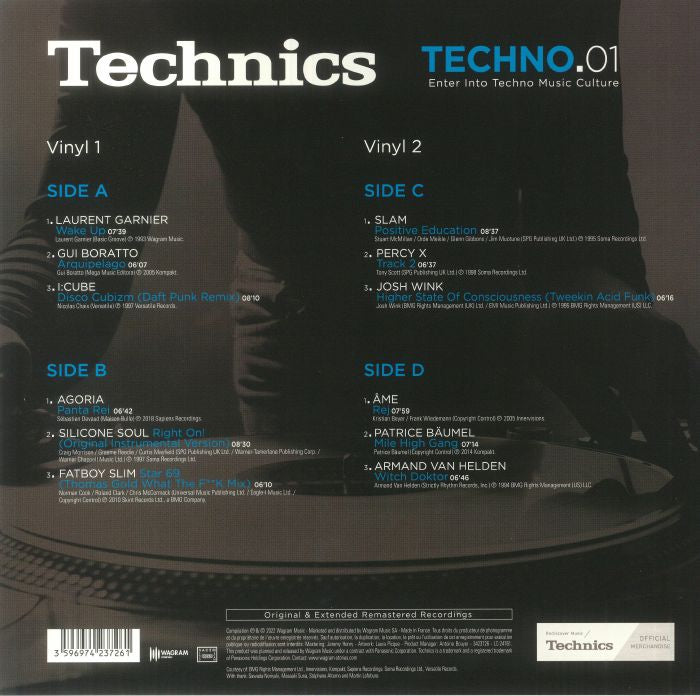 Technics Techno.01 LP