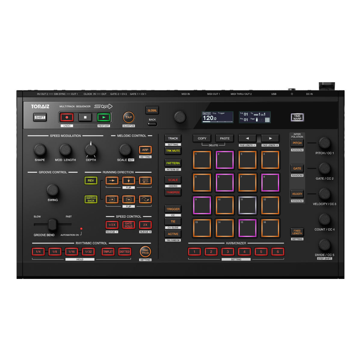 TORAIZ SQUID Multitrack Sequencer