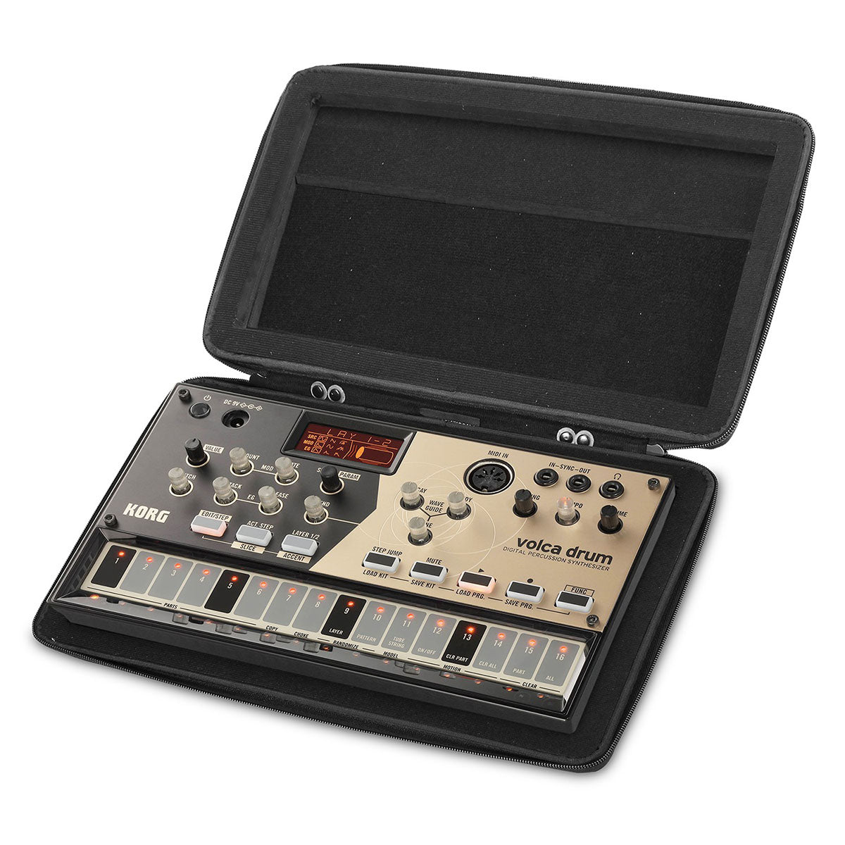 UDG Creator Korg Volca Hardcase Black U8435BL