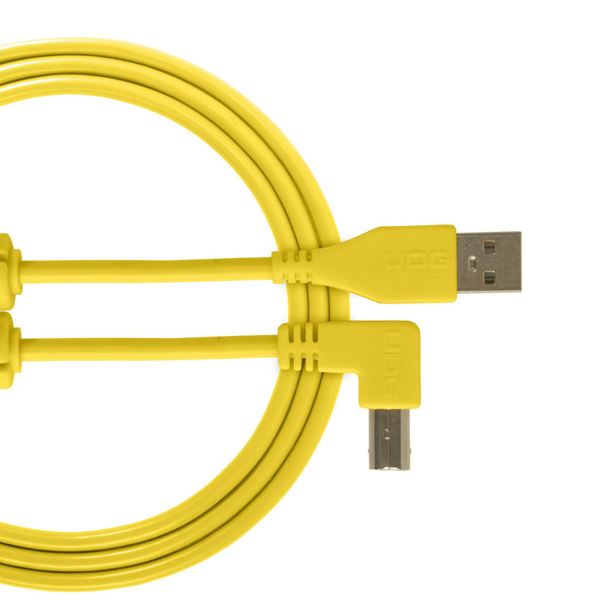 UDG USB Cable A-B 3m Yellow Angled U95006YL