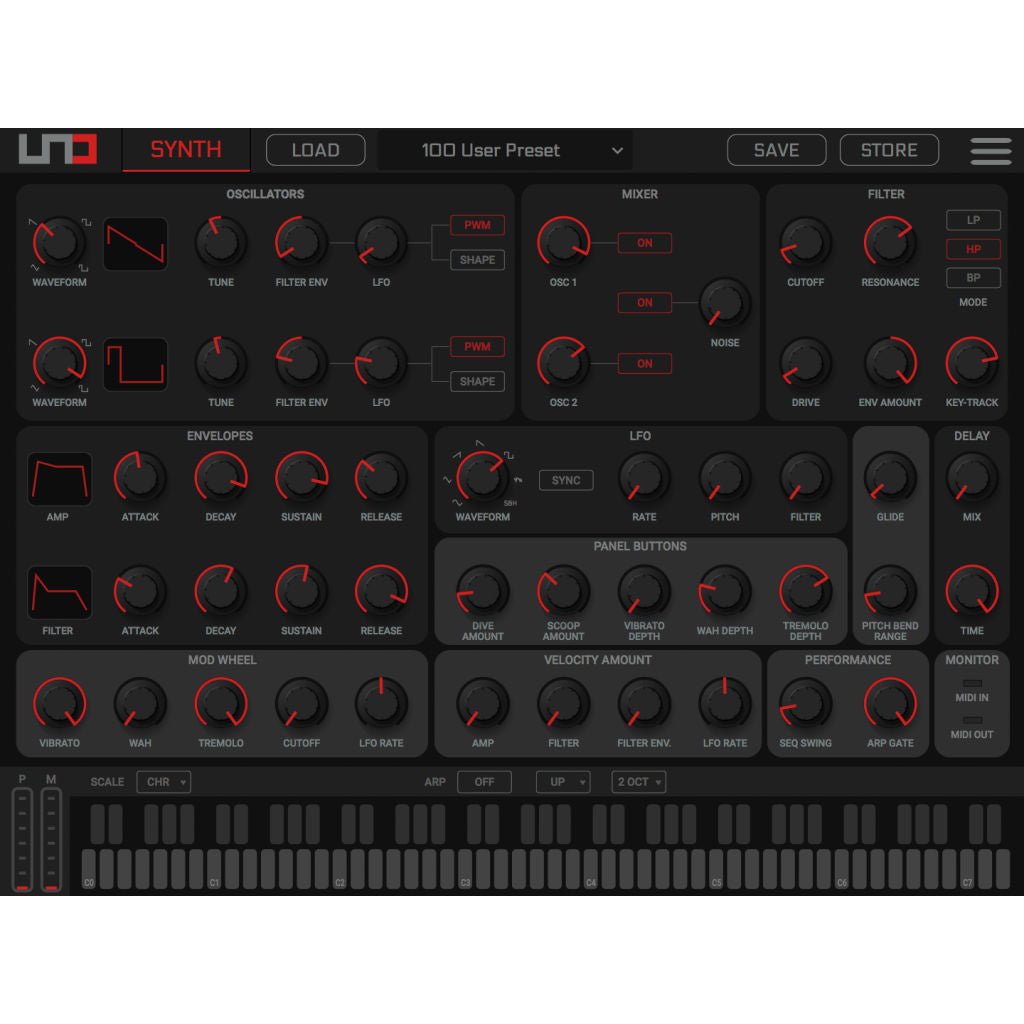 IK Multimedia UNO Synth Analog Synthesizer