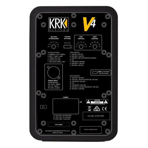 KRK V4S4 Active Studio Monitor - Single