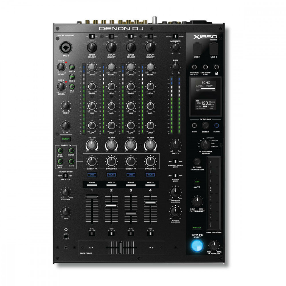 Denon DJ SC6000M Pair + X1850 Bundle