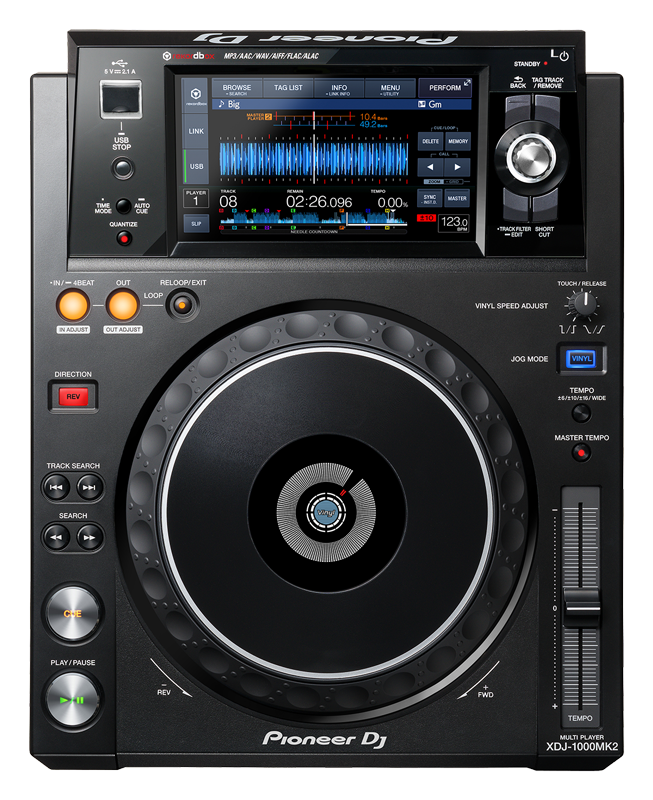 Pioneer XDJ-1000MK2 USB DJ Player With Touchscreen