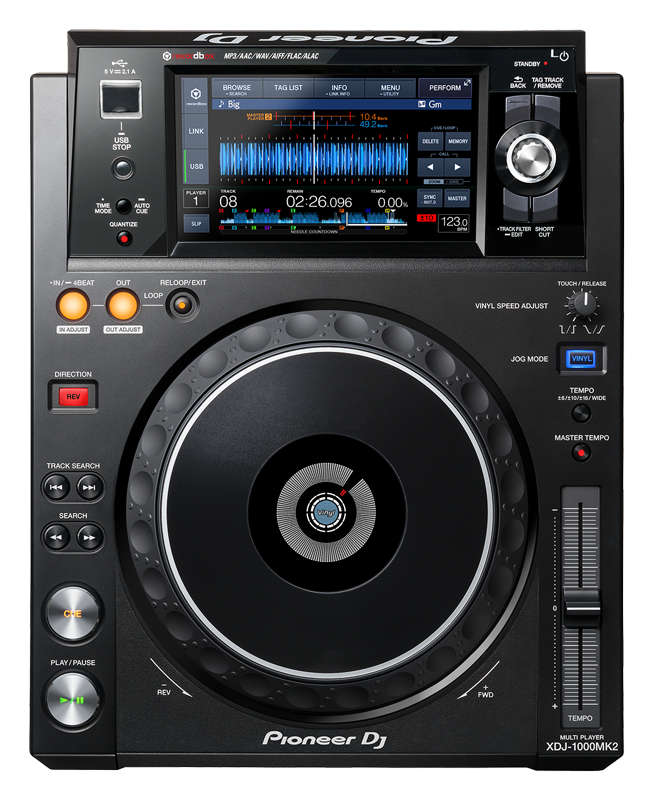 Pioneer DJ XDJ-1000MK2 USB DJ Player With Touchscreen