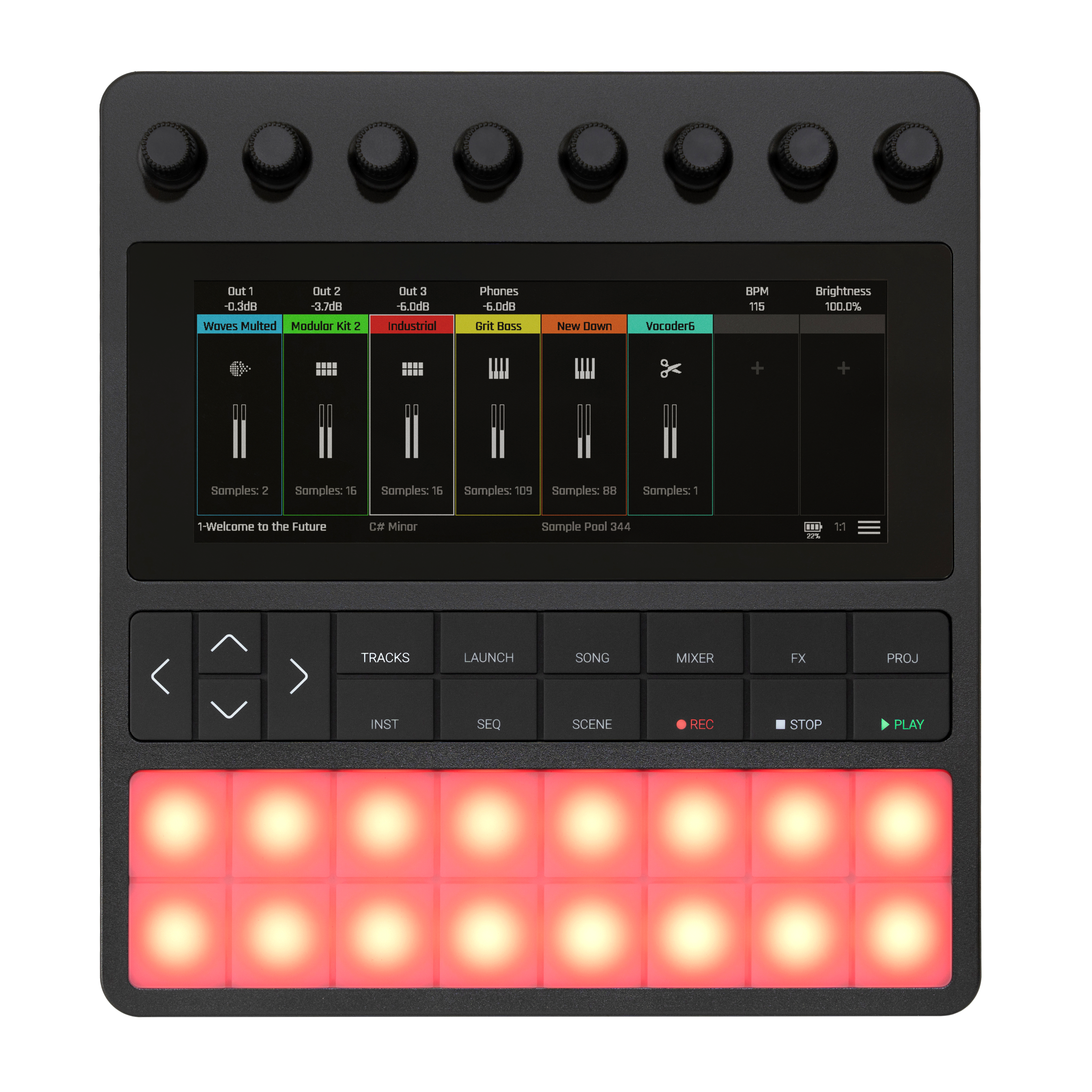 1010music Bento - Portable Sampling and Production Lab