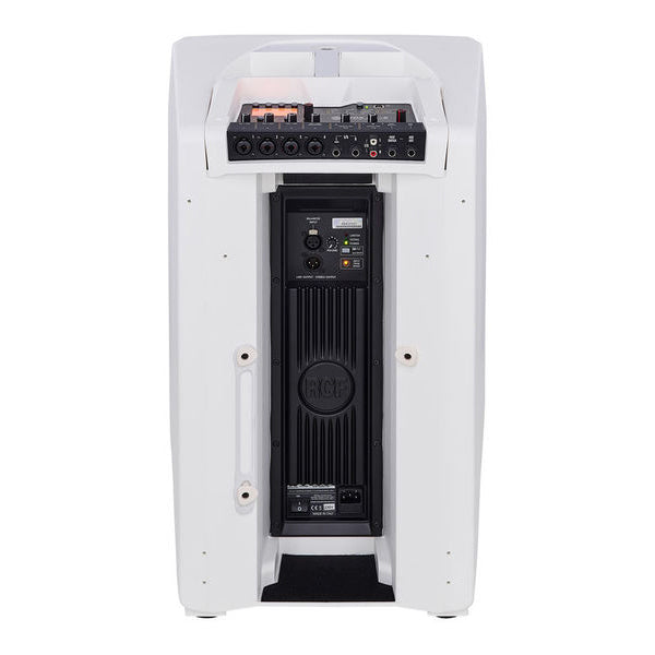 RCF EVOX JMIX8 White Column PA System with Digital Mixer
