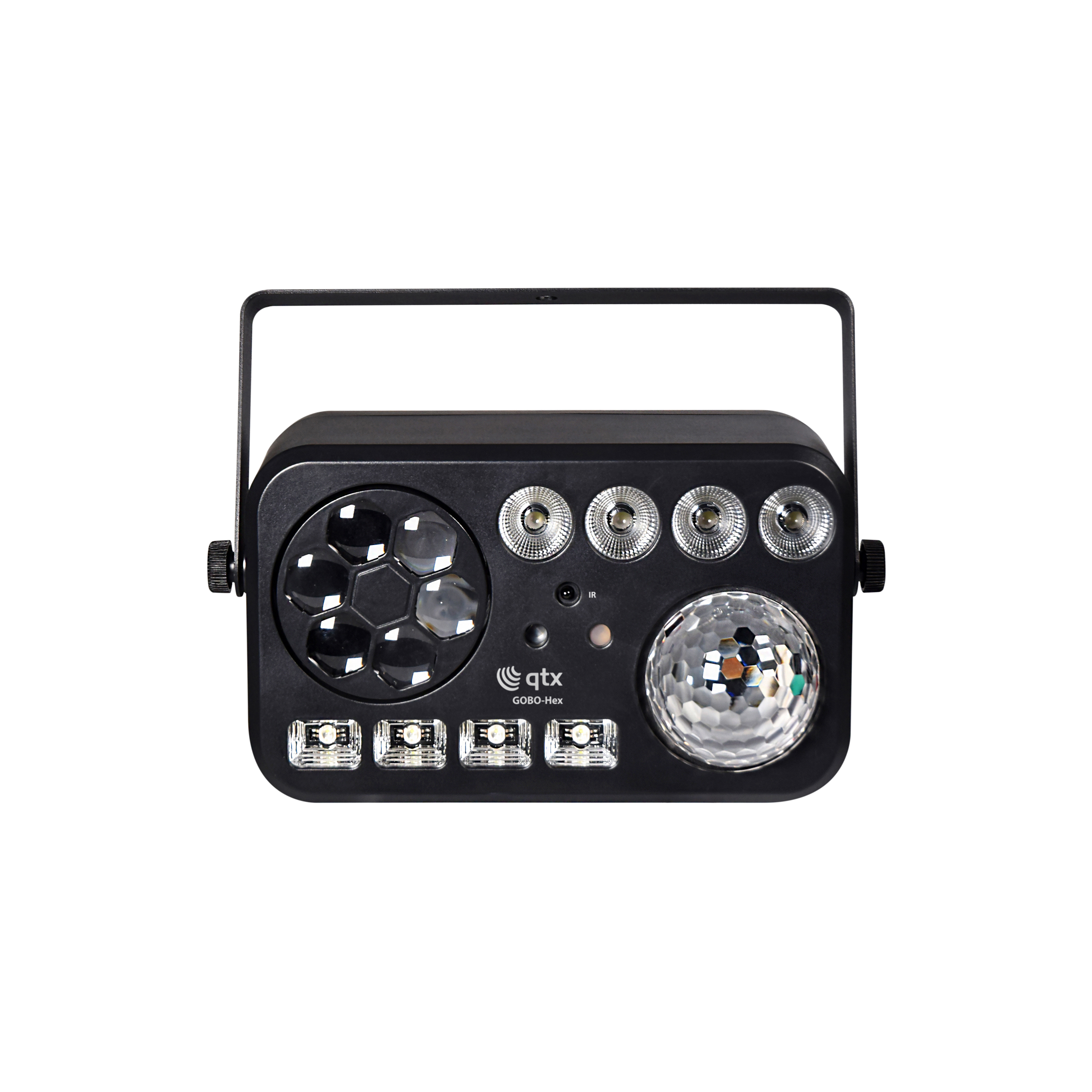 QTX GOBO Hex: 6-in-1 LED & Laser Effect (151745)