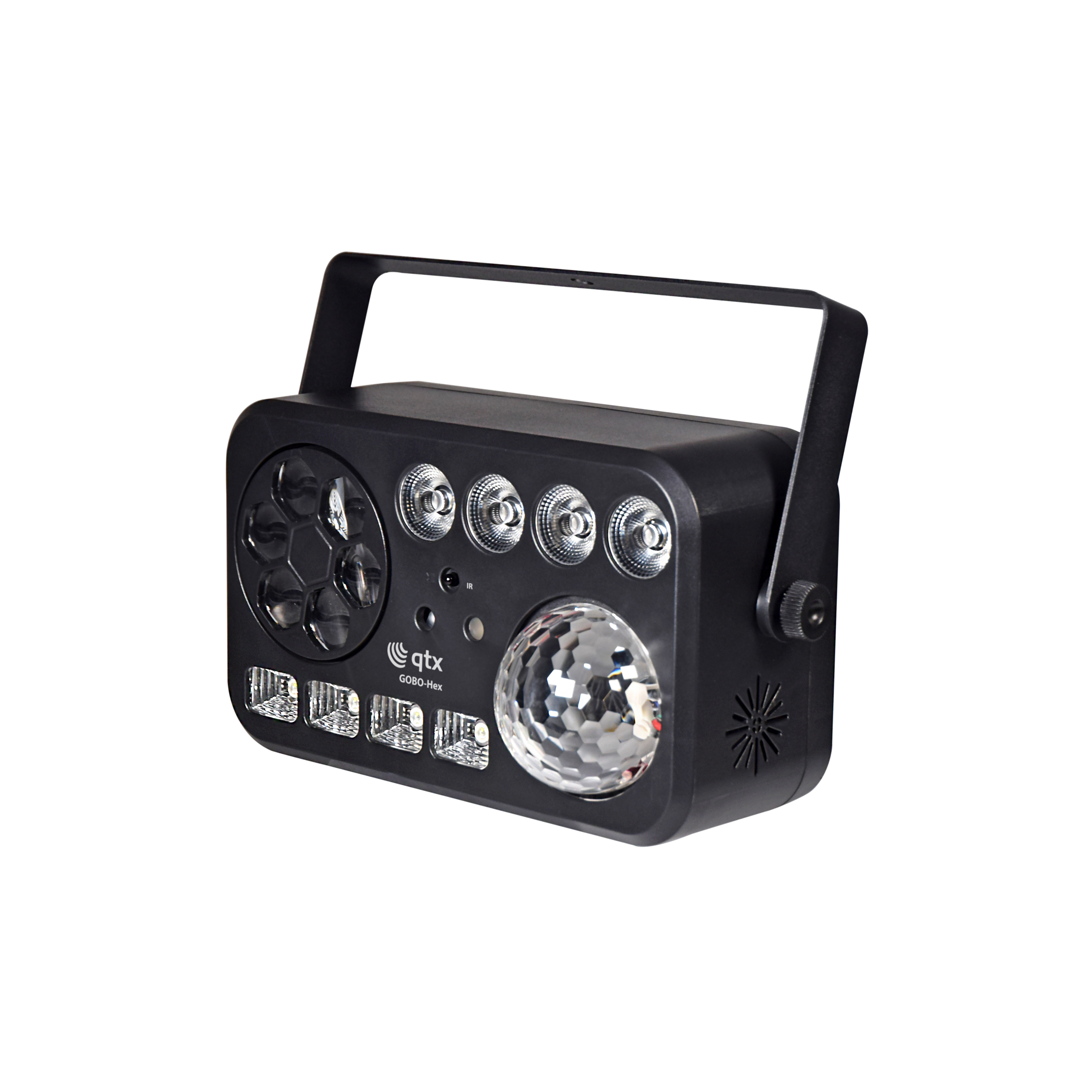 QTX GOBO Hex: 6-in-1 LED & Laser Effect (151745)