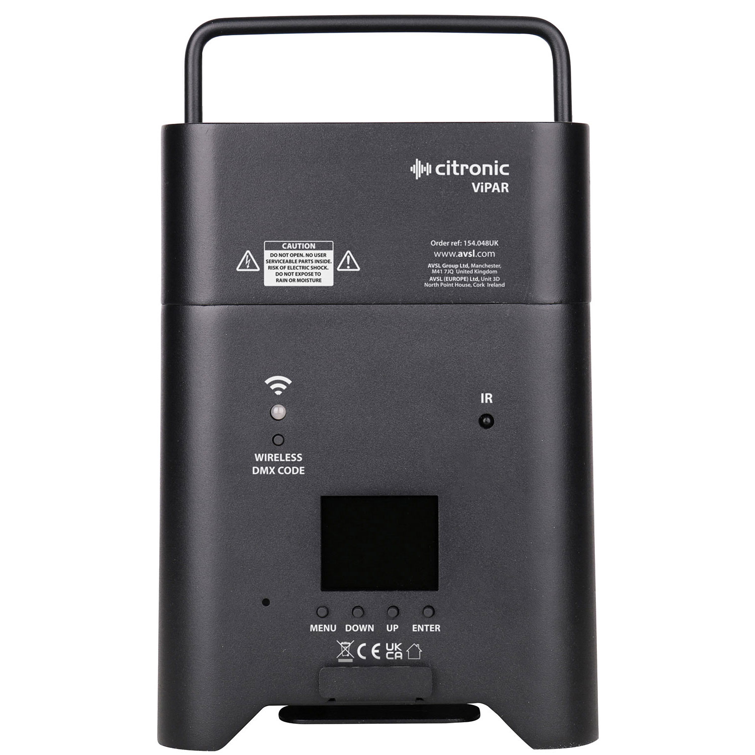 Citronic ViPAR: 6x18W Smart Rechargeable RGBWA/UV PAR Uplighter (154048)