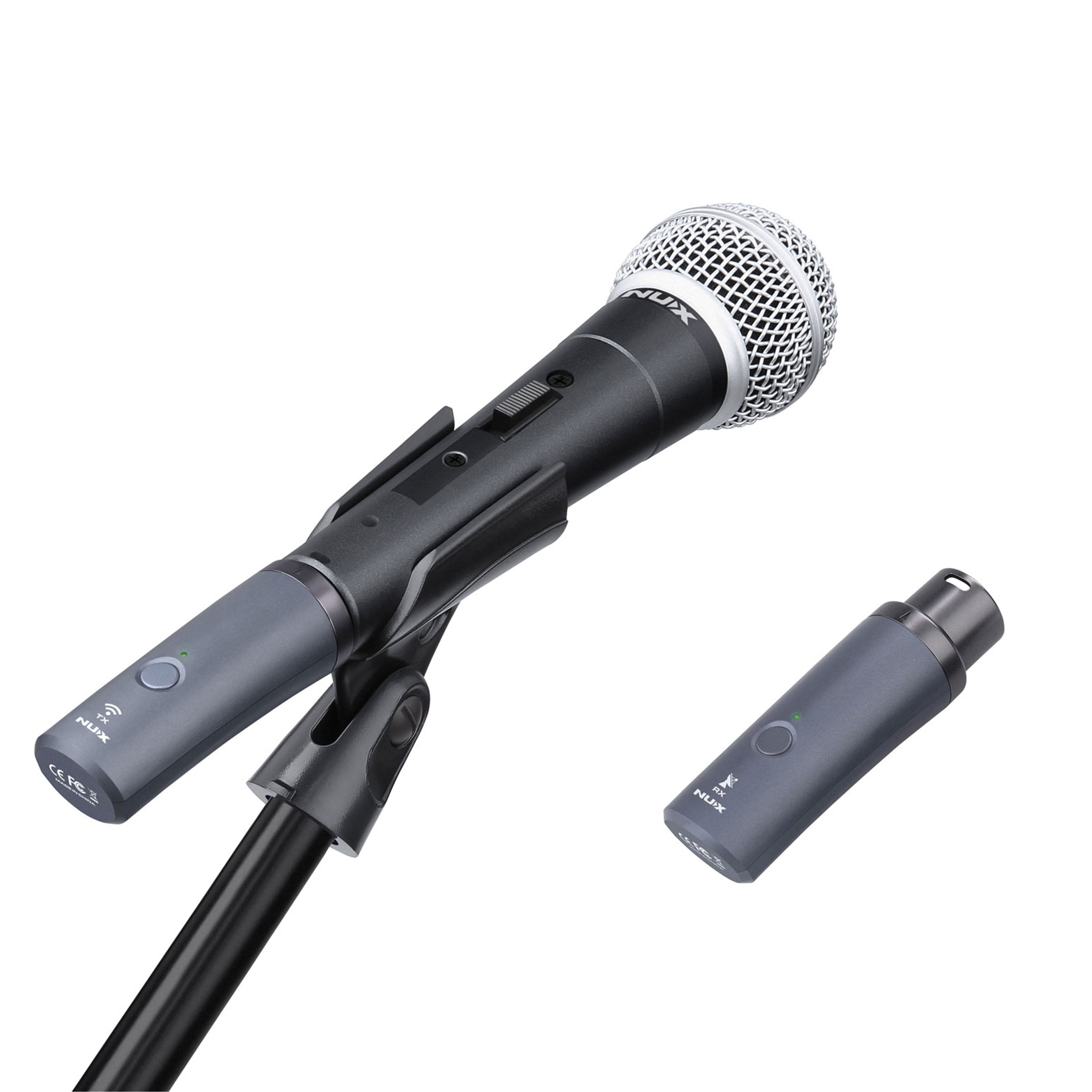 NUX B-3RC Rechargeable Wireless XLR Microphone System 2.4GHz (171863)