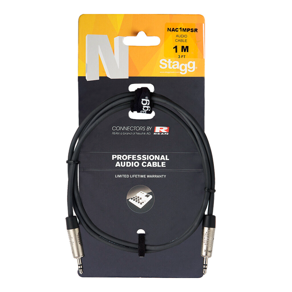 Stagg NAC3MPSR 3.5mm Minijack to Cable 3m