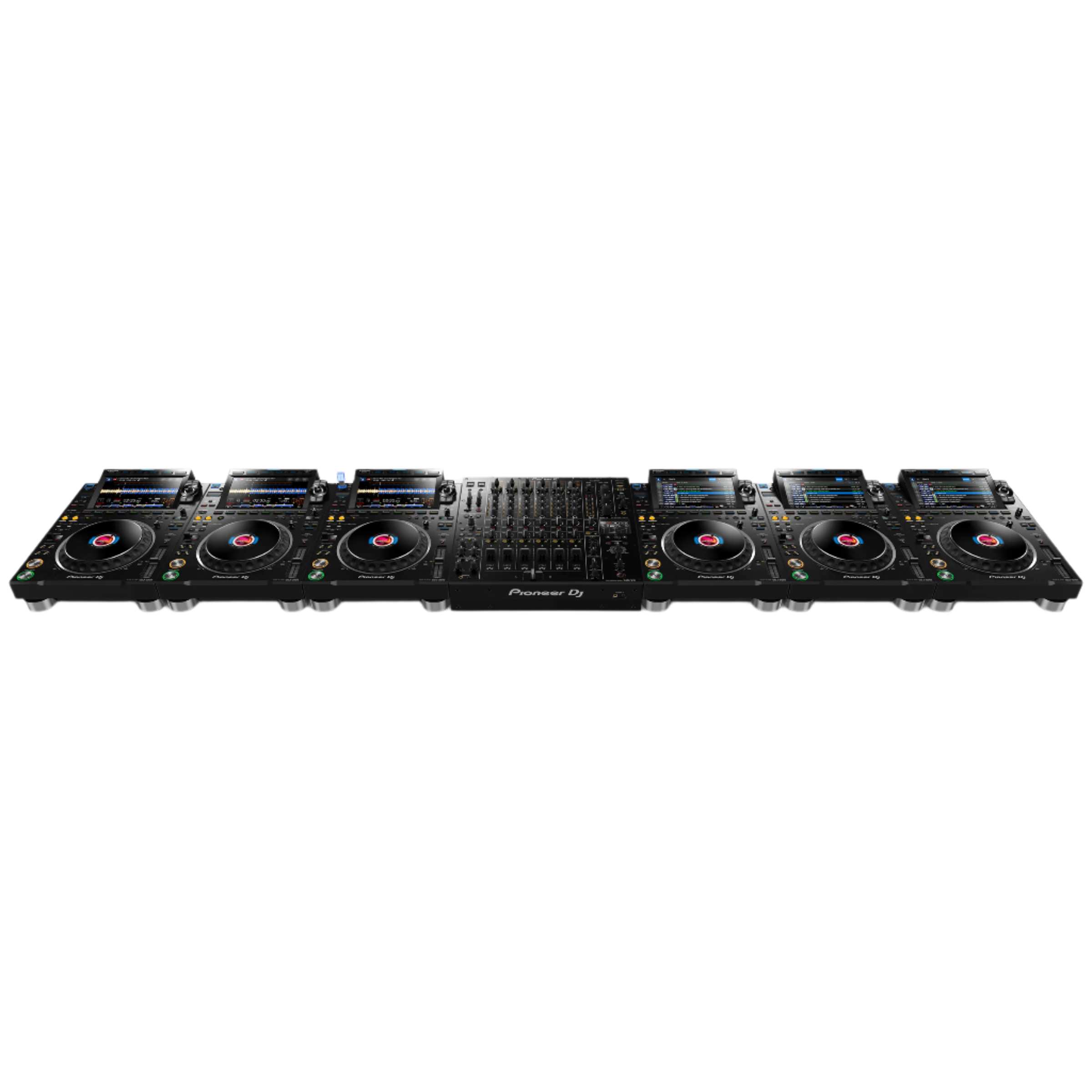 Pioneer DJ 6 x CDJ-3000 + DJM-V10 Bundle