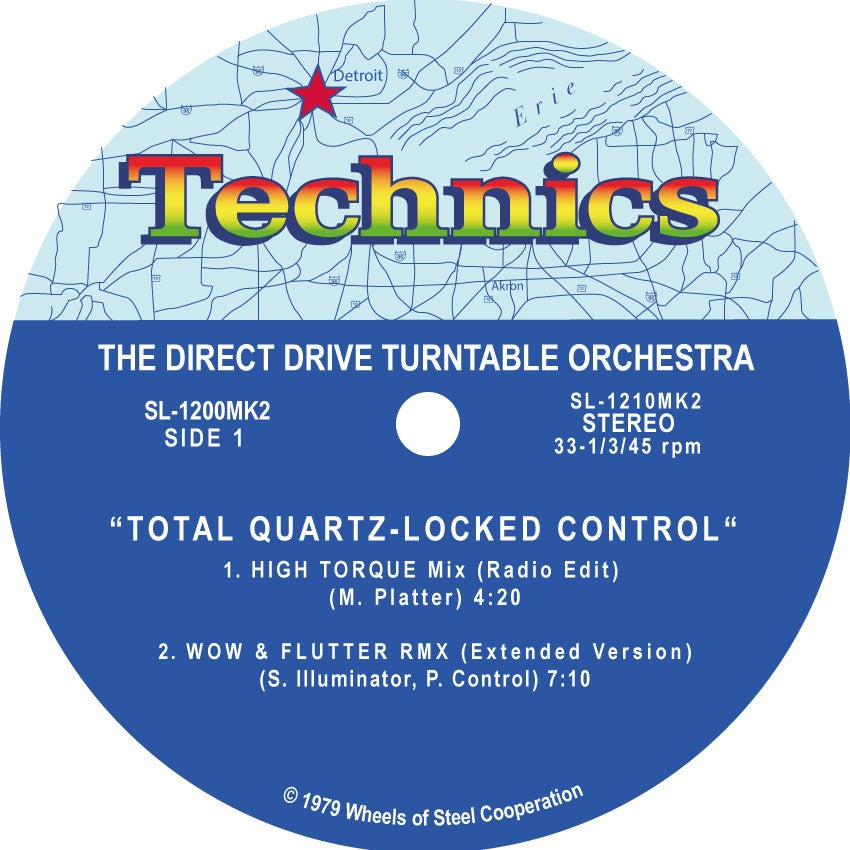 Magma 60688 Technics Slipmat Motown (Pair)