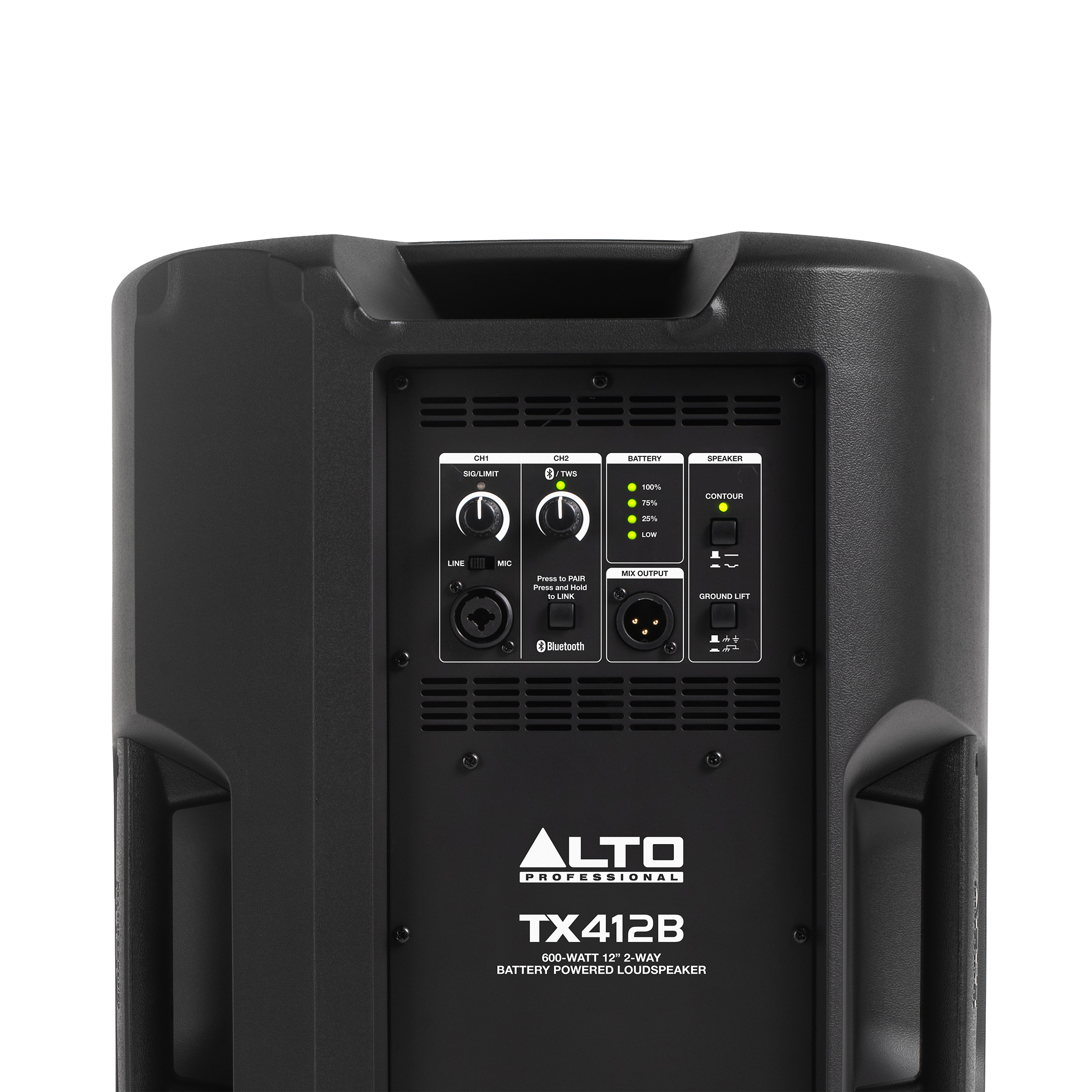 Alto Professional TX412B 700W 12" Battery-Powered PA Speaker