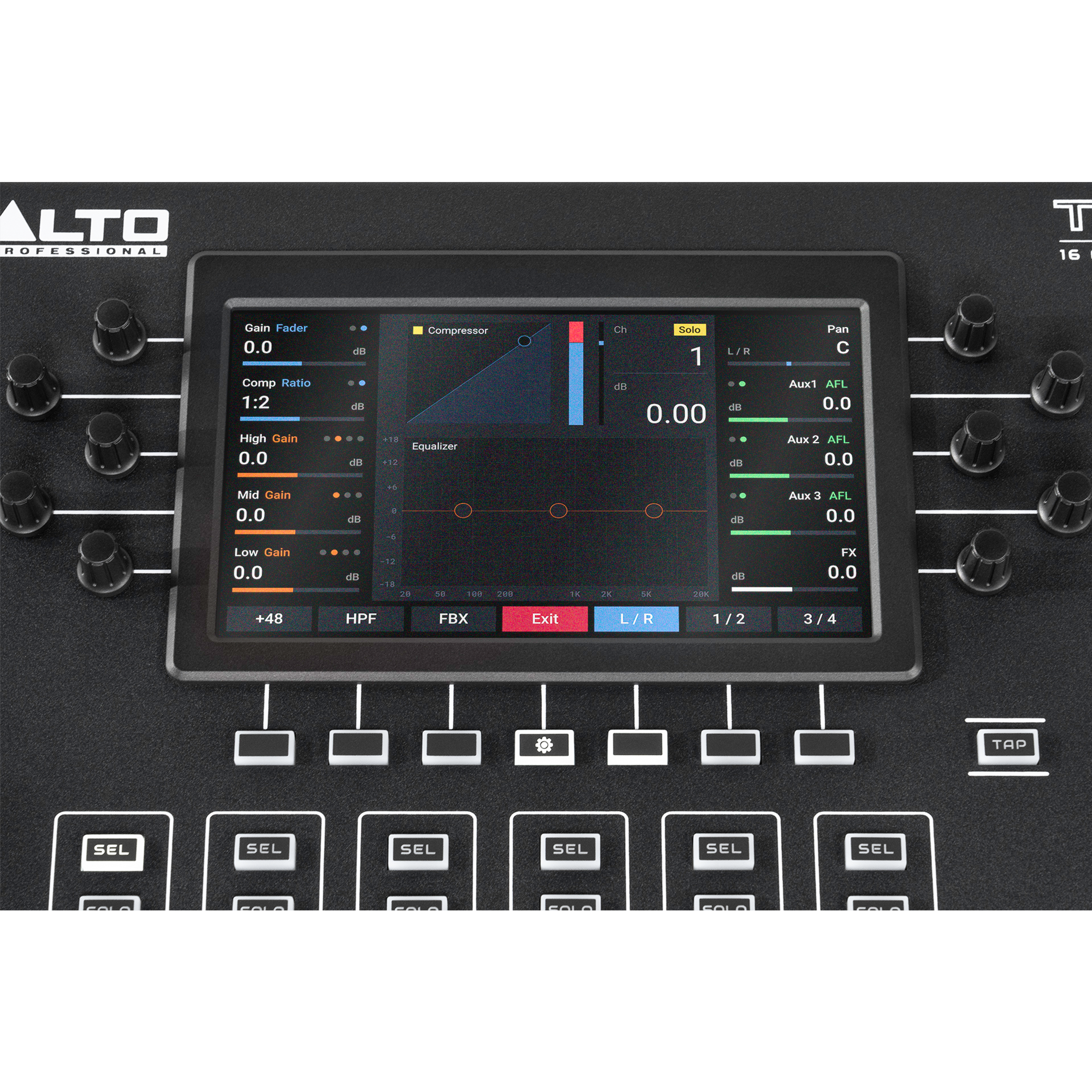 Alto Professional TMD16 16-Channel Digital Mixer with Bluetooth and USB